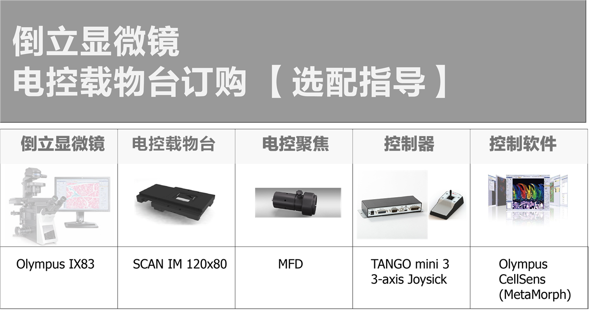 倒立显微镜-电控载物台